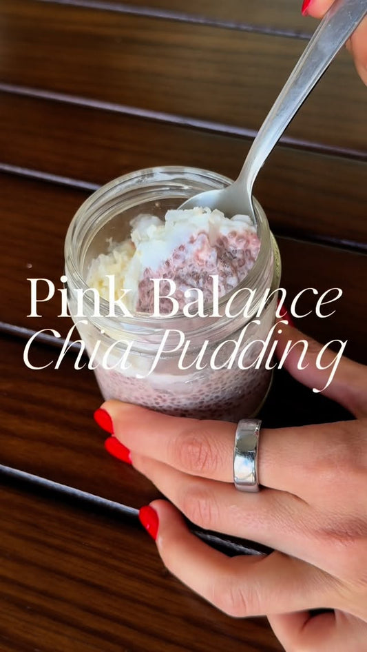 Prueba este delicioso chia pudding con nuestro Pink Balance🩷 enfocado en darle a tu mente, alma y cuerpo el balance hor...