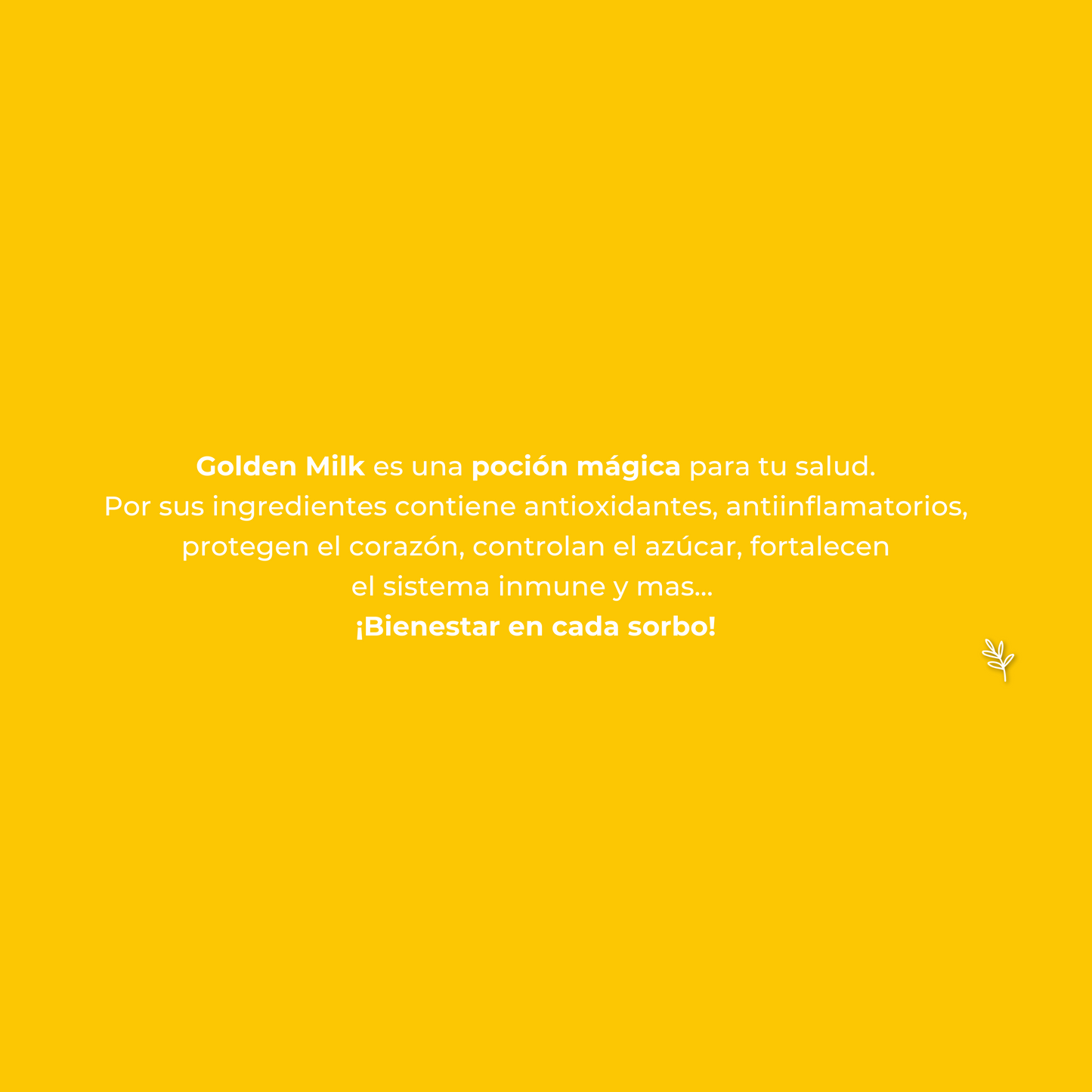 Golden Milk una bebida que por sus ingredientes te brinda bienestar en cada sorbo
